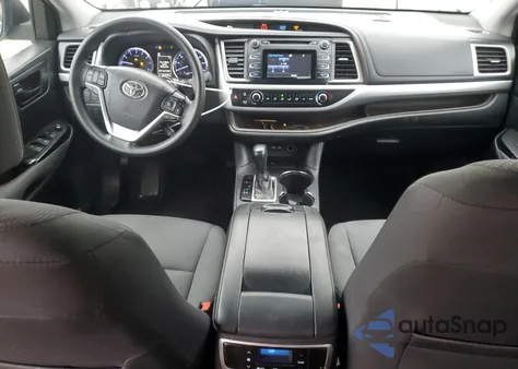 2019 Toyota Highlander Le из США, поврежденный, VIN 5TDZZRFH0KS318666